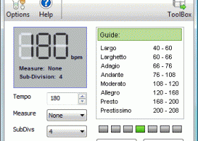 TempoPerfect Free Computer Metronome screenshot