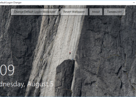 Tweaks.com Logon Changer screenshot