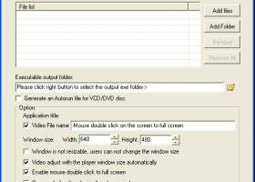 VaySoft Video to EXE Converter screenshot