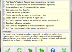 Windows 7 Little Tweaker screenshot