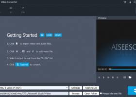 Aiseesoft MP4 Video Converter screenshot