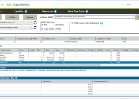 SQL Data Profiler screenshot