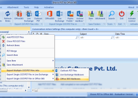 Shoviv PST to Office 365 Migration Tool screenshot