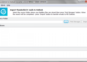 Thunderbird to Outlook Converter screenshot