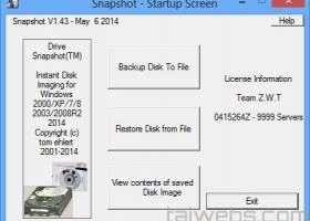 Drive Snapshot screenshot