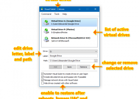 Visual Subst screenshot