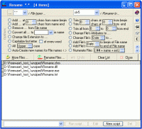 File Renamer screenshot