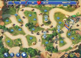 Day D Tower Rush HTML5 screenshot