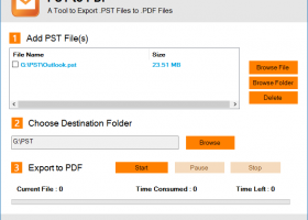 Exporting Emails from Outlook to PDF screenshot