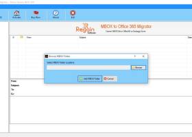 Regain MBOX to Office 365 Migrator screenshot
