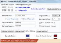 Software Barcode Label screenshot