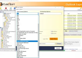 CubexSoft Outlook PST Converter screenshot