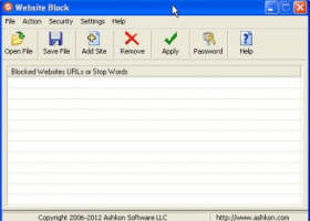 Website Block screenshot
