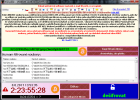 Avast Decryption Tool for Globe Ransomware screenshot