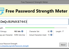 Free Password Strength Meter screenshot