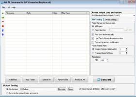 Ailt All Document to SWF Converter screenshot
