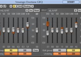 Voxengo Overtone GEQ screenshot