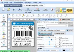 Pharmacy Barcode Software screenshot
