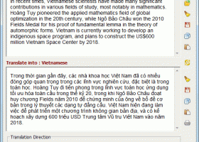 FREE English-Vietnamese Translator screenshot