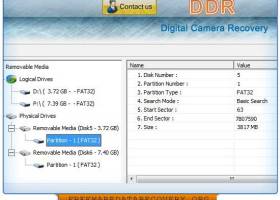Digital Camera Snap Recovery screenshot
