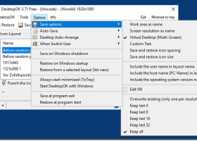 DesktopOK screenshot