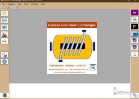 Helical Coil Heat Exchanger Design screenshot