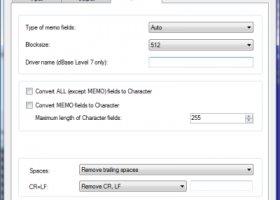 DBF to DBF Converter screenshot