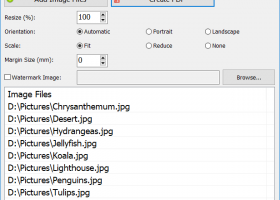 Vovsoft Image to PDF Converter screenshot