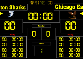 Eguasoft Handball Scoreboard screenshot