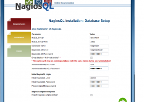 NagiosQL screenshot