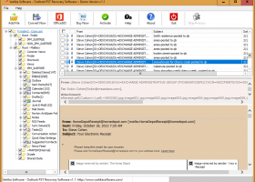 Vartika Outlook PST Recovery Software screenshot