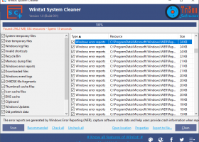 WinExt System Cleaner screenshot