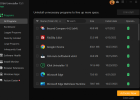 IObit Uninstaller screenshot
