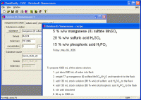 CASC concentration calculator screenshot