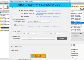 eSoftTools MBOX Attachment Extractor screenshot