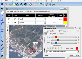 Bersoft Image Measurement screenshot
