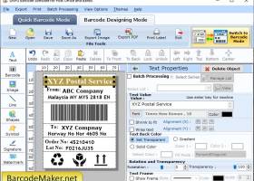 Barcode Maker Post Office screenshot