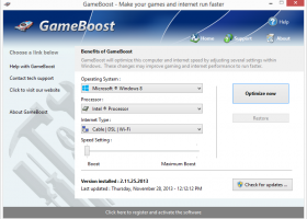 GameBoost screenshot