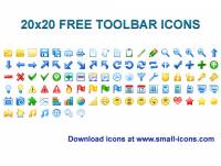 20x20 Free Toolbar Icons screenshot