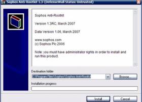 Sophos Anti-Rootkit screenshot
