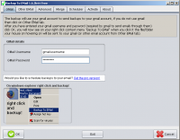 Backup To EMail screenshot