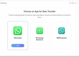 Aiseesoft WhatsSync screenshot
