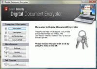 Digital Document Encryptor screenshot