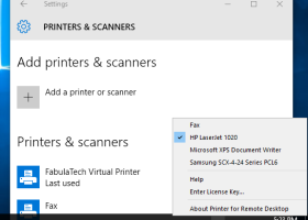 Printer for Remote Desktop screenshot