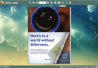Flash Magazine Themes for Clouds Style screenshot