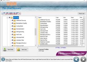 Pen drive File Recovery Application screenshot