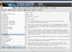 CheatBook DataBase 2019 screenshot