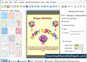 Birthday Cards Designing Software screenshot
