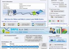 Android Bulk SMS screenshot