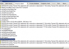 SqlCodeGuard screenshot